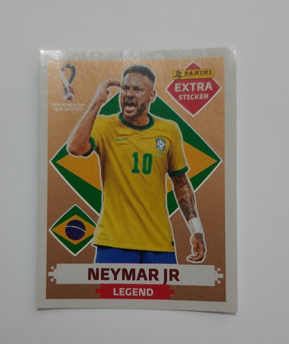 Figurinha Da Copa Neymar Jr Legend Bronze Original Panini Ne